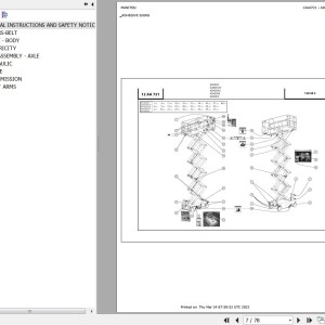 Manitou 120 SE 2 Parts Catalog 647369