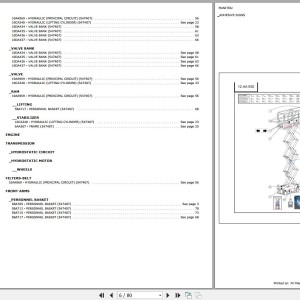 Manitou 120 SE Parts Catalog 547407