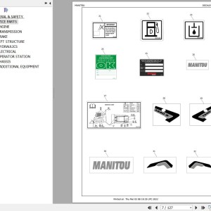 Manitou 1340R INDIA Parts Manual 50112799A