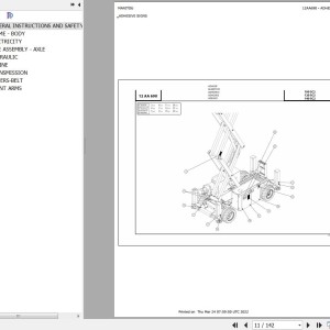 Manitou 140 SC2 Parts Catalog 647367