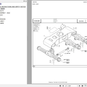 Manitou 150 ATS Parts Catalog 547331