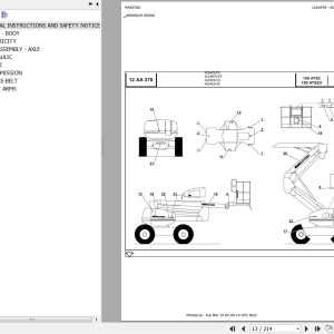 Manitou 150 ATS2O Parts Catalog 547331