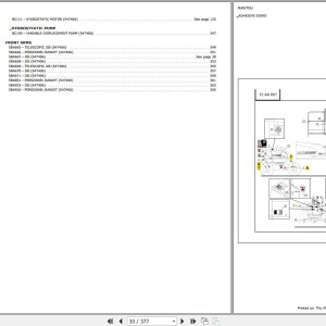 Manitou 160 ATJ PLUS RC E3 Parts Catalog 547406