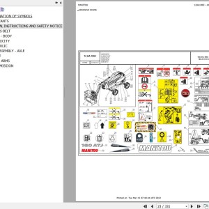 Manitou 160 ATJ RC 4RD ST5 S1 Parts Catalog 647696