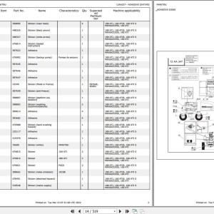 Manitou 160 ATJ S MANIACCESS Parts Catalog 547370