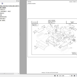 Manitou 170 AETJL AS371 Parts Catalog 547392