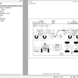 Manitou 200 ATJ Parts Catalog 547386