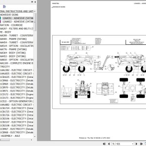 Manitou 200 ATJ-X RC ST3A S1 Parts Catalog 547386