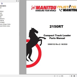 Manitou 2150RT Parts Manual 50960153D