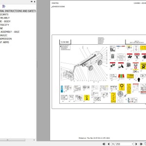 Manitou 220 TJ-XP 4RD ST3A S1 Parts Catalog 647641