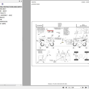 Manitou 260 TJ Parts Catalog 647382