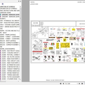 Manitou 260 TJP ST5 S1 Parts Catalog 647816