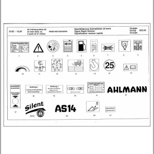 Manitou AS14 Parts Manual 546296