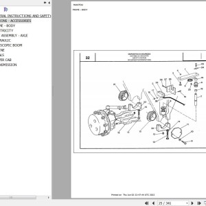 Manitou AVT 730 930 COMFORT LINE MOT 1004 4 Parts Catalog 547235