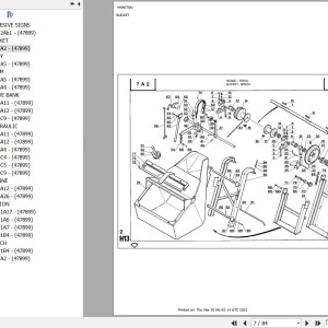 Manitou BG 500 MOT HATZ 1D41S Parts Catalog 647899