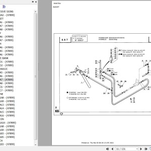 Manitou BH 340 MOT ROBIN EH17 Parts Catalog 47899