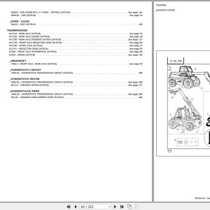 Manitou BT 420 425 BTI 220 225 S3-E2 Parts Catalog 547918