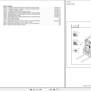 Manitou CD 15 18 20 25 30 35 P CG 18 20 25 30 35 P Parts Catalog 547926