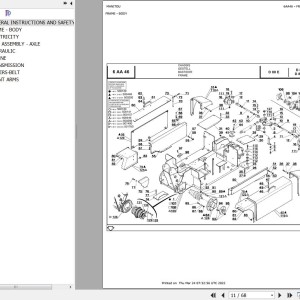 Manitou D 80 E Parts Catalog 547034