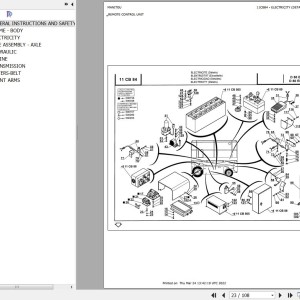 Manitou D 80 ER Parts Catalog 547034