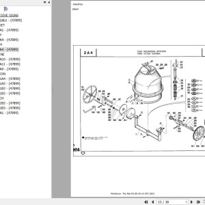 Manitou G 340 Parts Catalog 647899