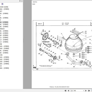 Manitou HE 340 N Parts Catalog 647899