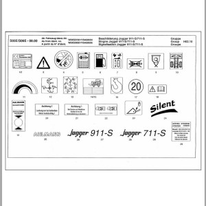 Manitou JOGGER 711S Parts Manual 582481