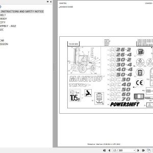 Manitou M 50-4 TURBO S3 E3 Parts Catalog 647003