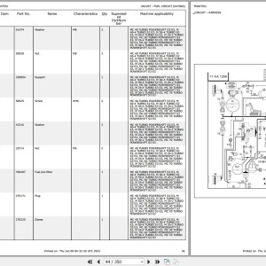 Manitou MC 70 TURBO POWERSHIFT S3 E3 Parts Catalog 647003