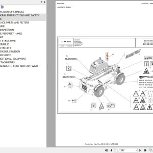 Manitou MHT 10160 175Y ST5 S1 Parts Catalog 649305