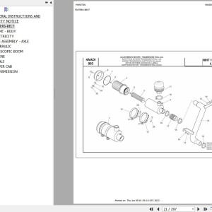 Manitou MHT 10210 L E3 ESERCITO ITALIANO Parts Catalog 648549