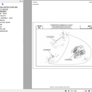 Manitou MHT 10210 L TURBO SERIE M MOTEUR MERCEDES E3 MINE Parts Catalog 648454