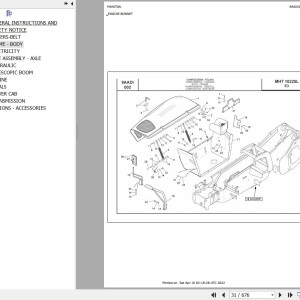 Manitou MHT 10225 L EVOLUTION E3 Parts Catalog 648657