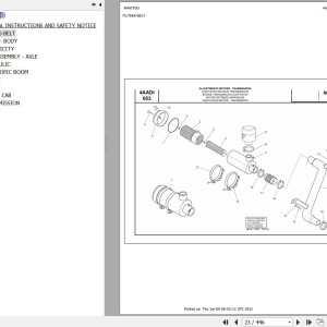 Manitou MHT 7140 L TURBO SERIE M E2 Parts Catalog 648476
