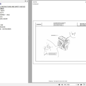 Manitou MHT 860 MHT-X 860 L EVOLUTION E3 Parts Catalog 648587