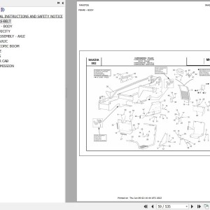 Manitou MHT 950 L TURBO E3 Parts Catalog 648516
