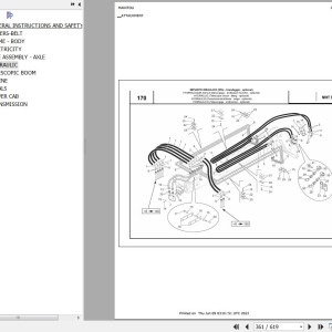 Manitou MHT 950 L TURBO SERIE M E2 Parts Catalog 648306
