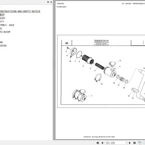 Manitou MHT 990 MHO TURBO COMFORT LINE MOT MERCEDES Parts Catalog 648120