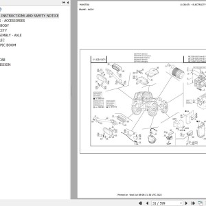 Manitou MLT 1035 L TURBO LSU S6 E3 Parts Catalog 647082