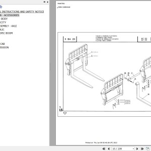 Manitou MLT 523 TURBO Parts Catalog 547006