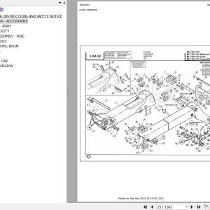 Manitou MLT 524 MONO ULTRA Parts Catalog 547106