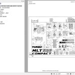 Manitou MLT 526 SA Parts Catalog 547777