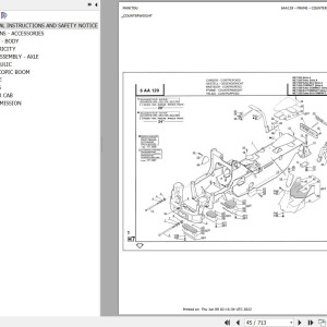 Manitou MLT 526 TURBO MONO ULTRA 20 SA Parts Catalog 547777