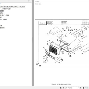 Manitou MLT 527 MONO ULTRA Parts Catalog 547106