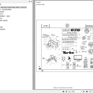 Manitou MLT 626 UK Parts Catalog 47904