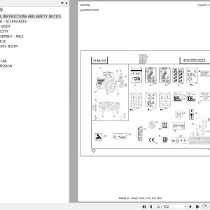 Manitou MLT 627 COMPACT SB E2 USA Parts Catalog 547906