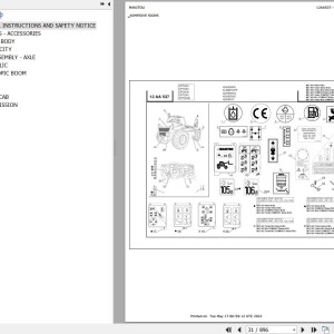 Manitou MLT 627 TURBO COMPACT SB E2 Parts Catalog 547884