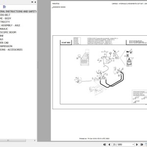 Manitou MLT 627 TURBO MONO ULTRA COMPACT SB E2 Parts Catalog 547884