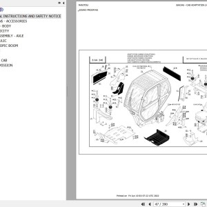 Manitou MLT 627 TURBO MONO ULTRA SB E2 USA Parts Catalog 547906