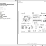 Manitou MLT 630 105D V CP ST4 S2 Parts Catalog 647630